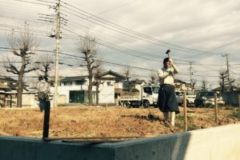 ようやく着工しました(^^;