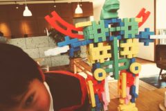 ブロックでロボット