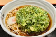 最近の好きな食べ物No.1は「春菊天そば」